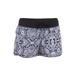 Szorty surfing TINI MAORI damskie. Czarne buty sportowe damskie OLAIAN, w paski, z elastanu, sportowe, bez kołnierzyka. Za 59,99 zł.