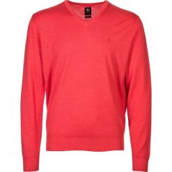 Swetry klasyczne męskie: Sweter wełniany – Regular fit – w kolorze czerwonym