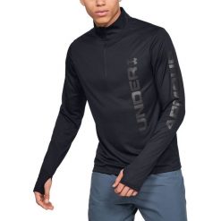 Under Armour Speed Stride Split Koszulka Czarny. Czarne podkoszulki męskie Under Armour, xxl, z nadrukiem, z poliesteru, z długim rękawem. Za 257,95 zł.