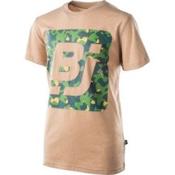 T-shirty chłopięce: BEJO Koszulka dziecięca Logo BJ beżowa r. 158