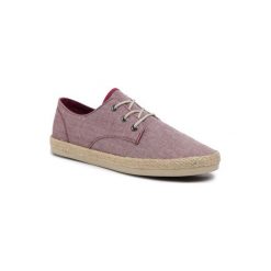Lanetti MSS20255-01 Bordowy. Czerwone trampki męskie Lanetti, bez wzorów, z materiału, bez zapięcia. Za 79,99 zł.