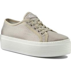 Sneakersy GUESS - Branka FLBRA2 FAM12 LGOLD. Żółte półbuty damskie Guess, z tworzywa sztucznego. W wyprzedaży za 309,00 zł.