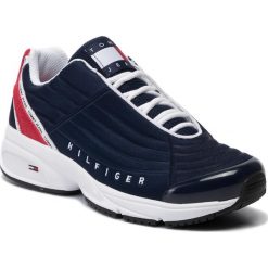 Sneakersy TOMMY JEANS - Heritage Tommy Jeans Sneaker EM0EM00318 Rwb 0K6. Niebieskie sneakersy męskie Tommy Jeans, bez zapięcia. Za 539,00 zł.