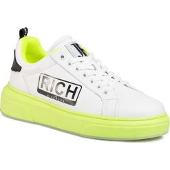 Sneakersy JOHN RICHMOND - 1326 A Bianco. Białe sneakersy męskie John Richmond, bez zapięcia. Za 849,00 zł.