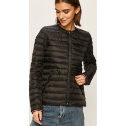 Tommy Hilfiger - Kurtka puchowa. Niebieskie kurtki damskie TOMMY HILFIGER, s, bez wzorów, z materiału, krótkie. Za 899,90 zł.