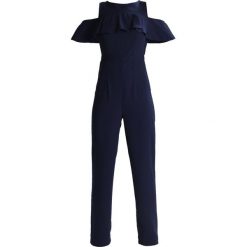 Kombinezony damskie: Dorothy Perkins Tall COLD SHOULDER FRILL Kombinezon navy