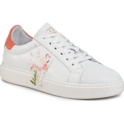 Sneakersy CYCLEUR DE LUXE - Fox-Poppy CDLW201548 White/Dark Coral. Białe półbuty damskie Cycleur De Luxe, bez wzorów, ze skóry, bez obcasa, na płaskiej podeszwie, bez zapięcia. Za 519,00 zł.