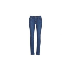 Jeansy straight leg Levis 714 STRAIGHT. Brązowe jeansy damskie marki Levi's®, l, w kratkę, z bawełny, z klasycznym kołnierzykiem, z długim rękawem. Za 351,20 zł.