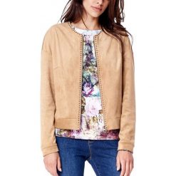 Kurtka Potis & Verso RICHMOND. Pomarańczowe kurtki damskie Potis&Verso, na jesień, s, z aplikacjami, z tkaniny, eleganckie, bez kaptura. W wyprzedaży za 349,00 zł.