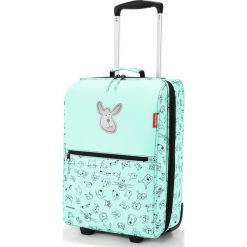 Walizka Trolley Kids XS Cats and Dogs miętowa. Zielone walizki Reisenthel, w paski, z tkaniny, eleganckie. Za 379,00 zł.