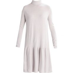 Sukienki: Stefanel Sukienka dzianinowa light grey