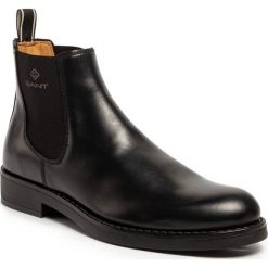 Sztyblety Gant Oscar 19651923. Czarne sztyblety męskie GANT, bez zapięcia. W wyprzedaży za 389,00 zł.