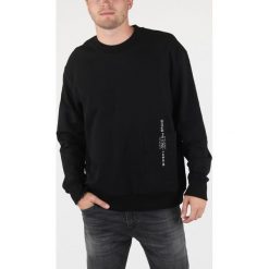 Diesel S-Ellis Bluza Czarny. Czarne bluzy męskie Diesel, s, z nadrukiem, z bawełny, bez kołnierzyka, bez rękawów, bez kaptura. Za 464,95 zł.