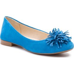Baleriny LASOCKI - RST-ERICA-21 Blue. Niebieskie baleriny damskie Lasocki, bez wzorów, ze skóry, bez obcasa, bez zapięcia. Za 129,99 zł.