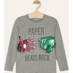 Name it - Longsleeve dziecięcy 116-152 cm. Niebieskie t-shirty chłopięce Name it, z nadrukiem, z elastanu, z długim rękawem. Za 89,90 zł.