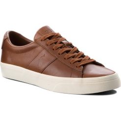 Tenisówki POLO RALPH LAUREN - Sayer 816710018002 Polo Tan. Pomarańczowe półbuty męskie Polo Ralph Lauren, na co dzień, bez wzorów, z gumy, eleganckie, bez zapięcia. W wyprzedaży za 309,00 zł.