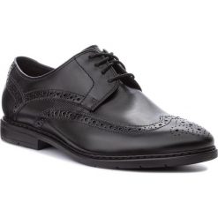 Półbuty CLARKS - Banbury Limit 261322427 Black Leather. Czarne buty wizytowe męskie marki Clarks, ze skóry. W wyprzedaży za 279,00 zł.