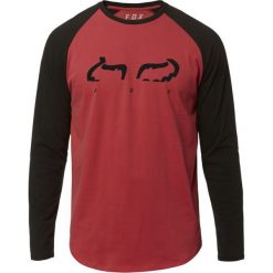 FOX T-Shirt Męski Strap Ls Airline Tee Xl Czerwony. Czerwone koszulki męskie marki FOX, xl, bez wzorów, z materiału, bez kołnierzyka, krótkie. Za 167,00 zł.