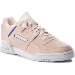 Buty Reebok - Workout Lo Plus CN5524 Pale Pink/Purple/White. Różowe buty sportowe damskie Reebok, bez wzorów, ze skóry, sportowe, reebok workout. W wyprzedaży za 279,00 zł.