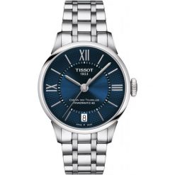 RABAT ZEGAREK TISSOT T-Classic T099.207.11.048.00. Niebieskie zegarki męskie marki TISSOT, ze stali. W wyprzedaży za 2992,00 zł.
