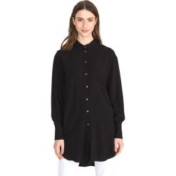 Vero Moda Mimmi Koszula Czarny. Czarne bluzki damskie Vero Moda, xs, bez wzorów, z wiskozy, bez kołnierzyka, z długim rękawem. Za 163,95 zł.