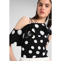 Bluzki asymetryczne: Karen Millen DOT COLLECTION Bluzka black/white
