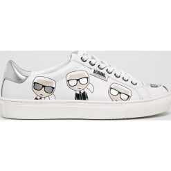 Karl Lagerfeld - Buty Kupsole Multikonic Karl Lo. Białe buty sportowe damskie KARL LAGERFELD, bez wzorów, ze skóry, sportowe. Za 699,90 zł.