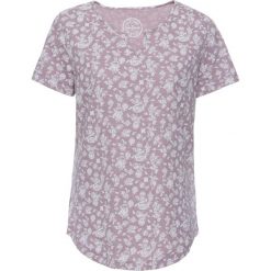 T-shirty damskie: T-shirt z nadrukiem, krótki rękaw bonprix matowy bez