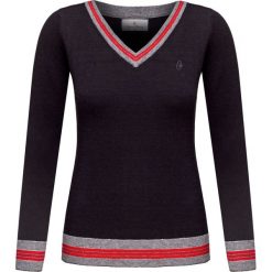Sweter CONTE OF FLORENCE HOMER-E Granatowy. Niebieskie swetry damskie marki Conte of Florence, bez wzorów, z dzianiny, bez rękawów, bez kaptura. W wyprzedaży za 294,00 zł.