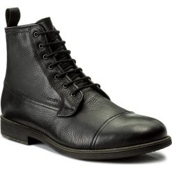 Kozaki GEOX - U Jaylon E U74Y7E 000FV C9999 Black. Czarne glany męskie Geox, ze skóry. W wyprzedaży za 559,00 zł.
