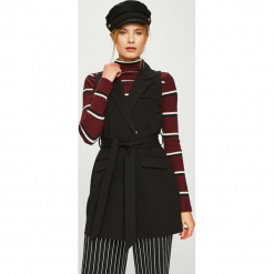 Answear - Kamizelka. Brązowe kamizelki damskie ANSWEAR, l, z elastanu. Za 99,90 zł.