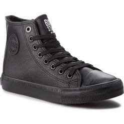 Trampki BIG STAR - BB274753 Black. Czarne półbuty damskie marki BIG STAR, bez wzorów, z gumy, bez zapięcia. Za 99,00 zł.