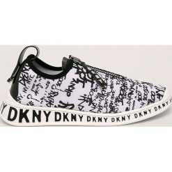 Dkny - Buty. Czarne buty sportowe damskie DKNY, bez wzorów, z gumy, sportowe. W wyprzedaży za 379,90 zł.