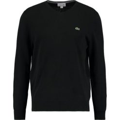 Swetry klasyczne męskie: Lacoste Sweter schwarz