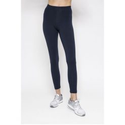 Adidas Performance - Legginsy. Niebieskie spodnie damskie marki adidas Performance, s, z elastanu, z podwyższonym stanem. W wyprzedaży za 89,90 zł.