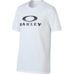 Oakley Koszulka Męska Pc-Bark Ellipse White S. Białe koszulki męskie marki Oakley, s, bez wzorów, z bawełny, z okrągłym kołnierzem, z krótkim rękawem, krótkie. W wyprzedaży za 109,00 zł.
