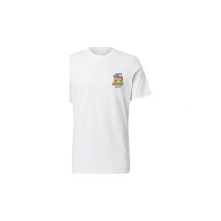 T-shirty z krótkim rękawem adidas Bodega Popsicle Tee. Białe t-shirty męskie Adidas, m, bez wzorów, bez kołnierzyka, krótkie. Za 119,00 zł.