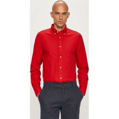 Tommy Hilfiger - Koszula. Białe koszule męskie TOMMY HILFIGER, s, bez wzorów, z bawełny, casualowe, button down, z długim rękawem. Za 399,90 zł.