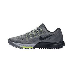 Nike W AIR ZOOM TERRA KIGER 3, 20 | URUCHOMIENIE | KOBIETY | LOW TOP | COOL GREY / BLACK-WOLF GREY-VOLT | 10. Szare buty sportowe damskie Nike, bez wzorów, bez rękawów, do biegania. W wyprzedaży za 354,84 zł.