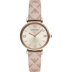 Biżuteria i zegarki damskie: Zegarek EMPORIO ARMANI – Gianni T-Bar AR11126 Pink/Pink