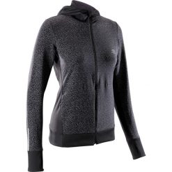 Kurtka do biegania RUN WARM NIGHT damska. Czarne kurtki sportowe damskie KALENJI, bez wzorów, z elastanu, bez kaptura, do biegania. Za 119,99 zł.