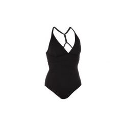 Kostium jednoczęściowy BEA damski. Czarne t-shirty damskie OLAIAN, bez wzorów, z elastanu, sportowe, z dekoltem na plecach. Za 69,99 zł.
