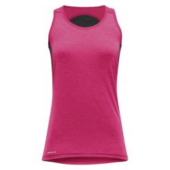 Devold Termoaktywna Koszulka Na Ramiączkach Running Singlet Lollipop L. Różowe t-shirty damskie marki Devold, l, z wełny, na ramiączkach. W wyprzedaży za 199,00 zł.