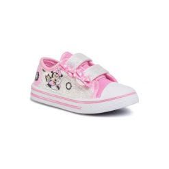 Mickey&Friends CP40-32DSTC Srebrny. Szare trampki dziewczęce Mickey&Friends, bez wzorów, z materiału, bez zapięcia. Za 59,99 zł.