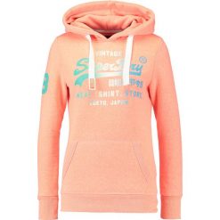 Bluzy damskie: Superdry FADE HOODIE Bluza z kapturem coral snowy