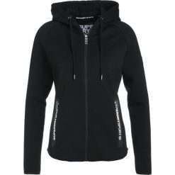 Bluzy damskie: Superdry SPORT GYM TECH LUXE ZIPHOOD Bluza rozpinana black