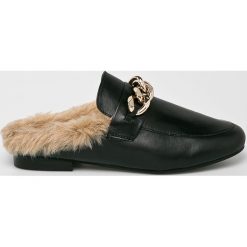 Steve Madden - Klapki Krane Flat. Czarne klapki damskie marki Steve Madden, ze skóry. W wyprzedaży za 339,90 zł.