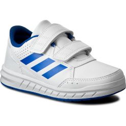 Buty adidas - AltaSport Cf K BA9525 Ftwwht/Blue. Białe półbuty dziewczęce Adidas, na rzepy. Za 129,00 zł.