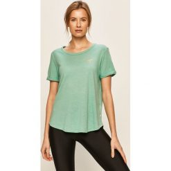 Roxy - T-shirt. Białe bluzki damskie Roxy, s, bez wzorów, z bawełny, z okrągłym kołnierzem, z krótkim rękawem. Za 79,90 zł.