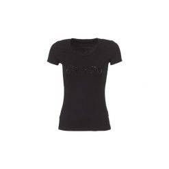 T-shirty z krótkim rękawem Guess LENANA. Czarne t-shirty damskie marki Guess, l. Za 159,00 zł.